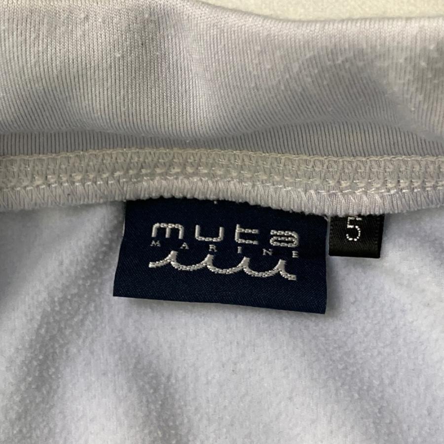 サイズ：5 MUTA MARINE ムータマリン  ハイネック長袖Tシャツ　裏起毛  ブルー系 [240101482104] ゴルフウェア メンズ ストスト muta MARINE（ムータマリン） ハイネック長袖Tシャツ 裏起毛 ブルー系
