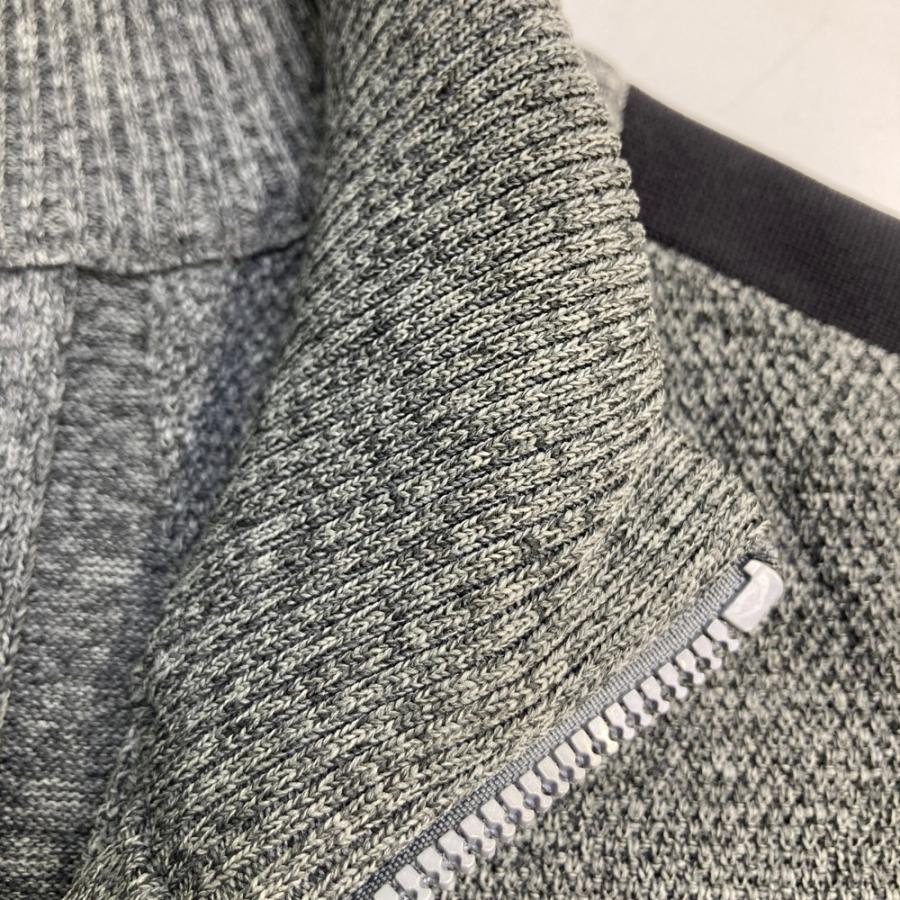 超美品】テーラーメイド ジャケットブルゾン グレー×黒 肩ロゴ