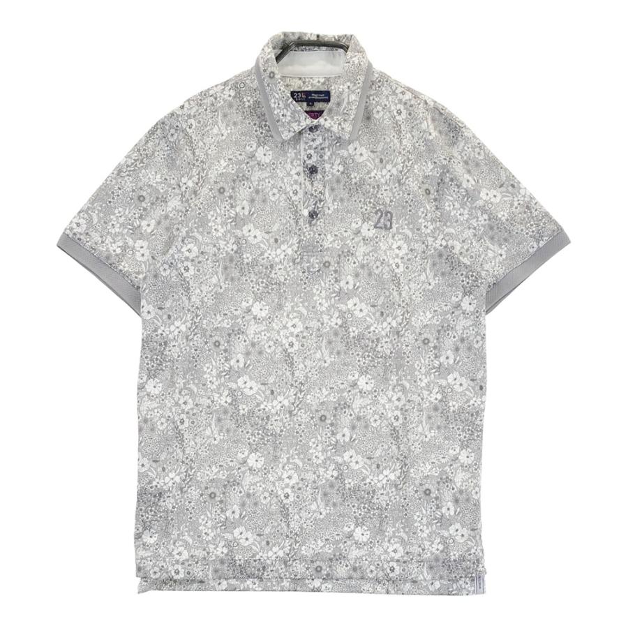 23区GOLF ポロシャツ 花柄 LIBERTY メンズ 4L 【美品】 LIBERTY.（リバティ） 23区GOLF ニジュウサンクゴルフ LIBERTY 半袖