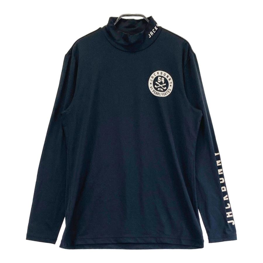 JACK BUNNY ジャックバニー ハイネック 長袖Tシャツ ブラック系 6