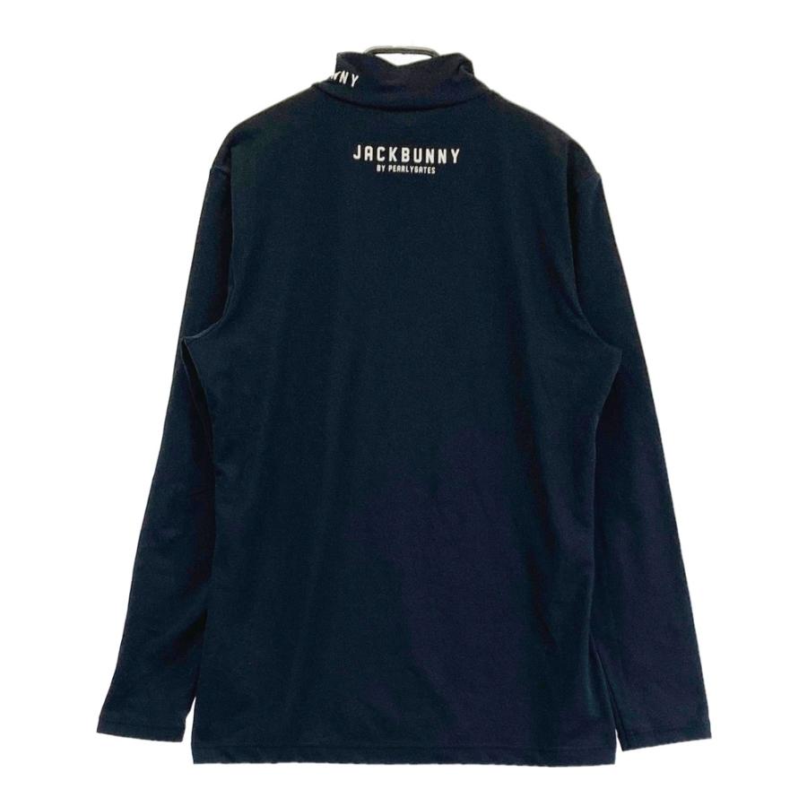 JACK BUNNY ジャックバニー ハイネック 長袖Tシャツ ブラック系 6