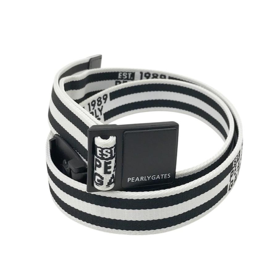 パーリーゲイツ　PEARLY GATES PEARLY GATES パーリーゲイツ ロゴベルト マグネットバックル ライン