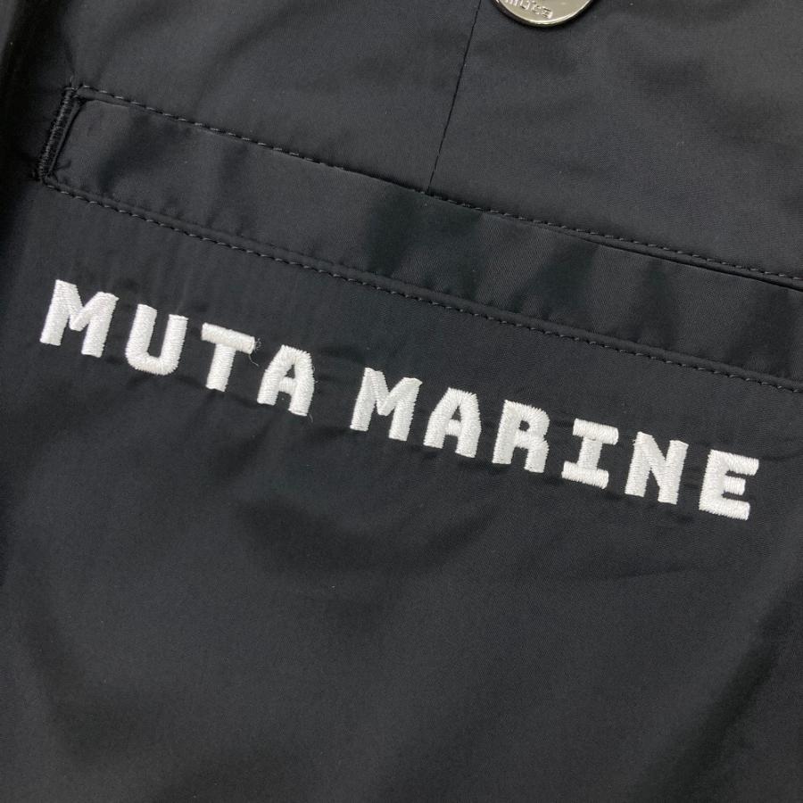 MUTA MARINE ムータマリン ロゴ入り インナー付きスカート ブラック系