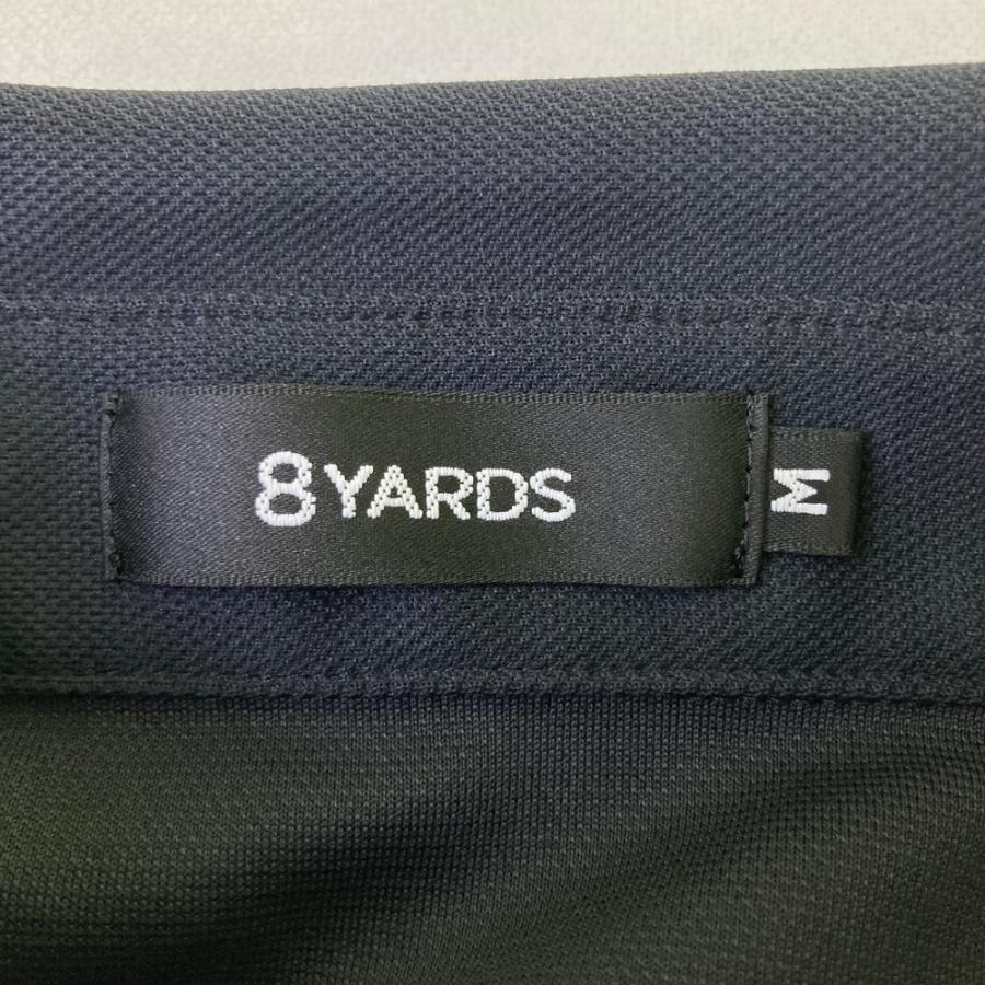 8YARDS ハチヤーズ 半袖ポロシャツ ブラック系 M ゴルフウェア