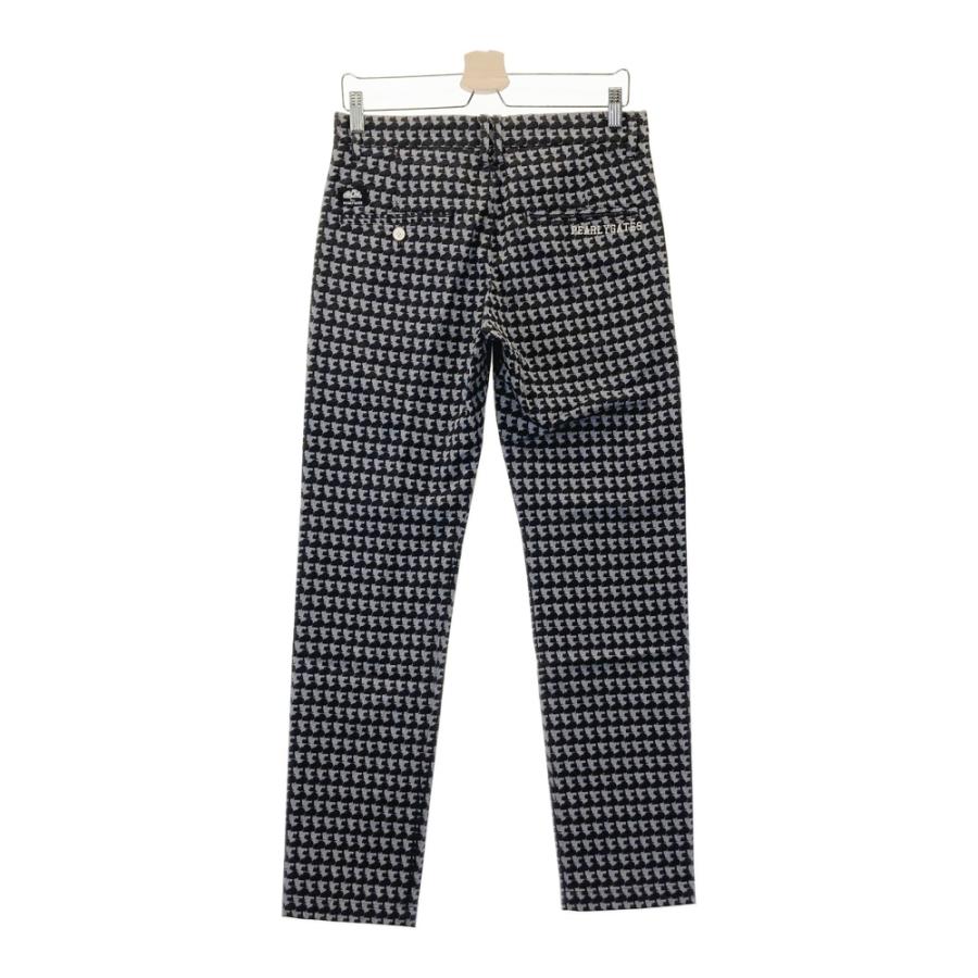 極美品☆PEARLY GATES ストレッチパンツ ネイビー　刺繍　ゴルフウェア PEARLY GATES パーリーゲイツ ストレッチパンツ ロゴ 総柄 ネイビー系