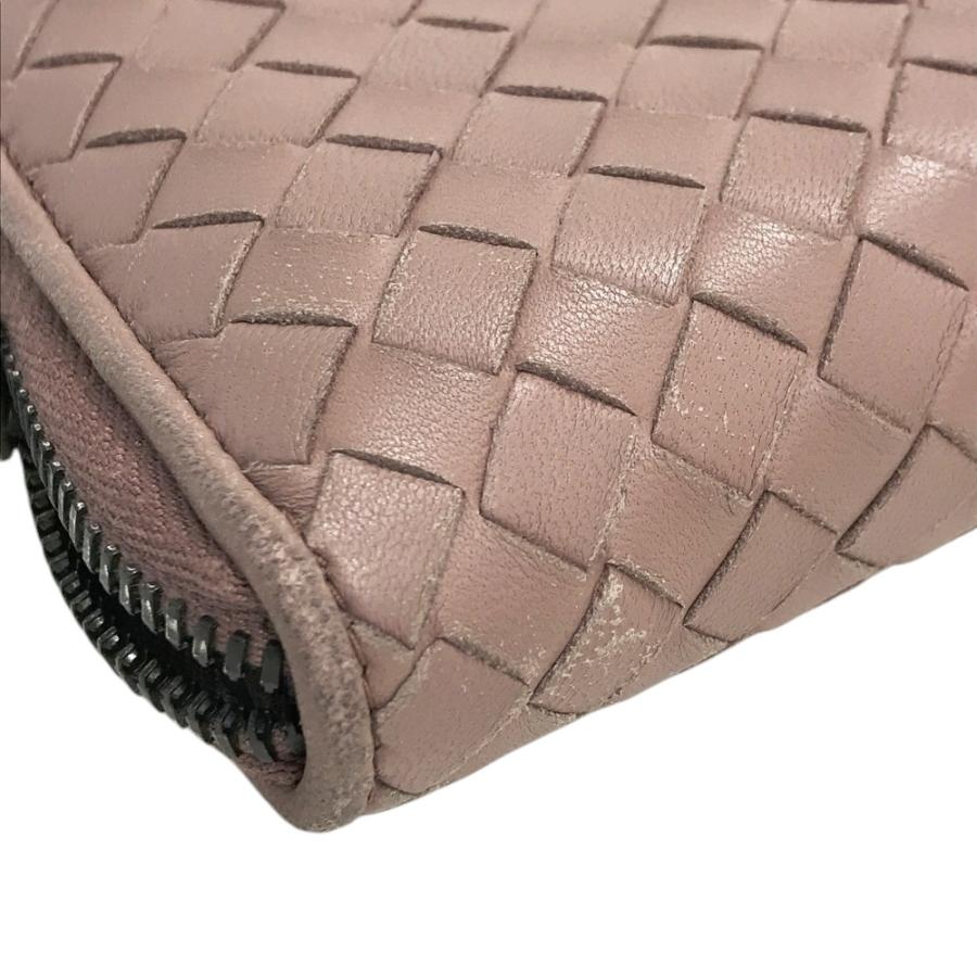 【状態良好】ボッテガヴェネタ 長財布 イントレチャート ピンク✖️パイソン BOTTEGA VENETA 未使用 ボッテガ ヴェネタ パイソン イントレ