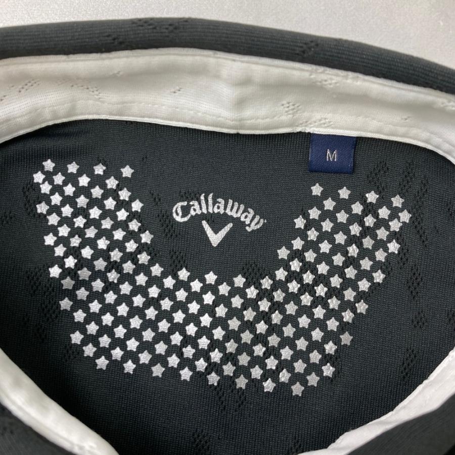 CALLAWAY キャロウェイ 半袖ポロシャツ ボタンダウン 総柄