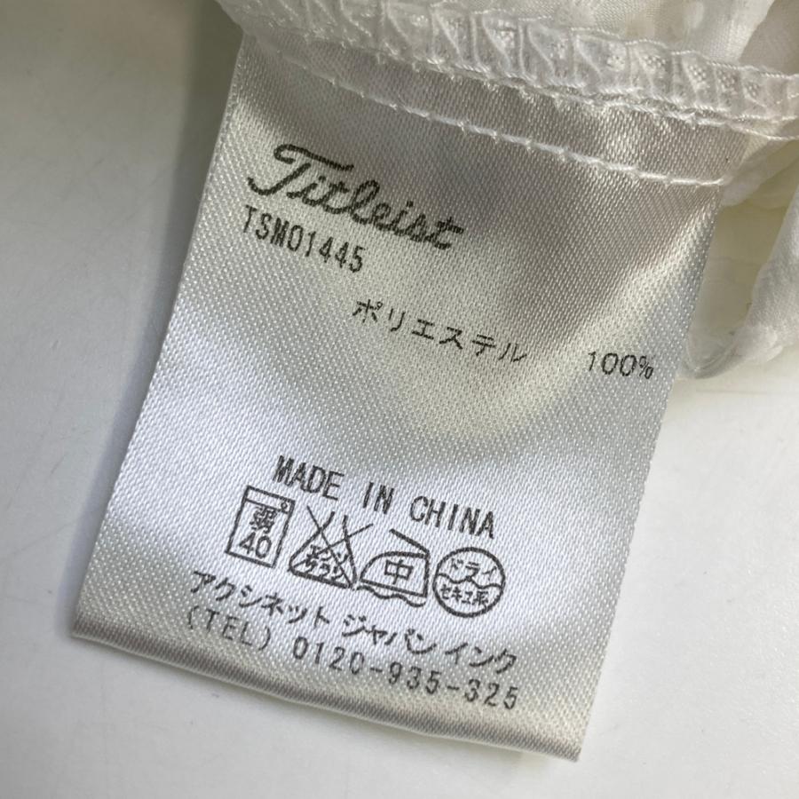 TITLEIST タイトリスト Vネック 長袖ブルゾン ホワイト系 LL