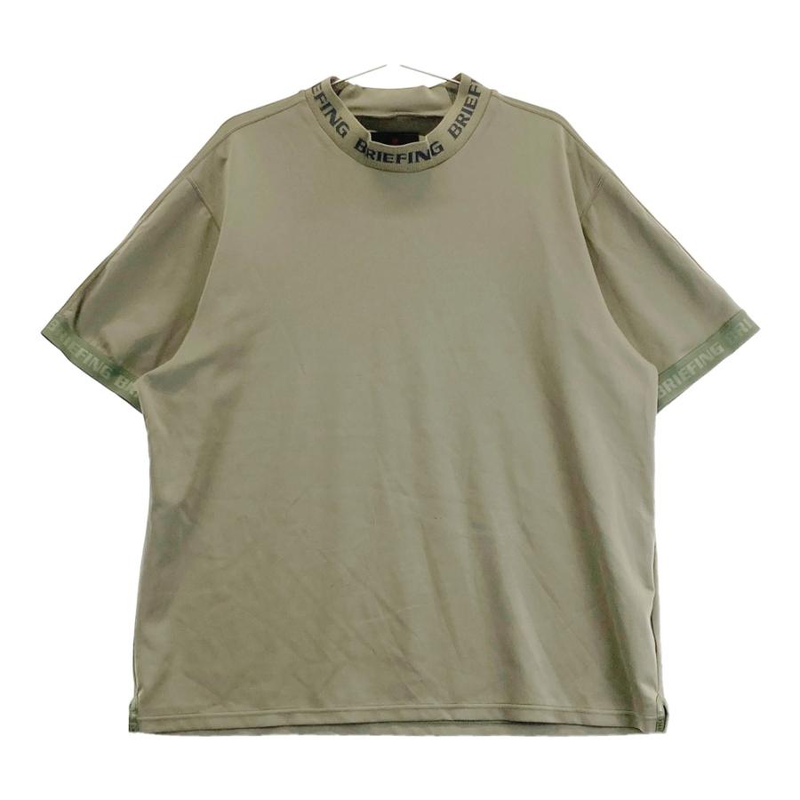 BRIEFING モックネックシャツ カーキ BRIEFING モックネックシャツ カーキ スポーツ 0: