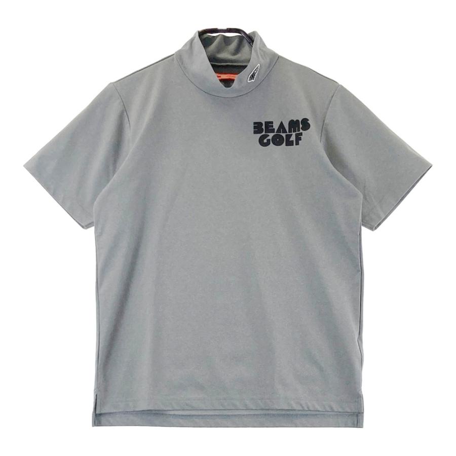 BEAMS GOLF ビームスゴルフ ハイネック 半袖Tシャツ グレー系 M
