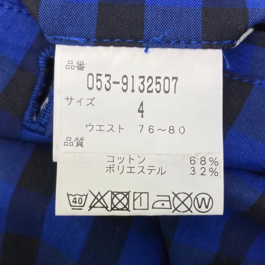 PEARLY GATES パーリーゲイツ 30周年 ハーフパンツ チェック柄 ブルー