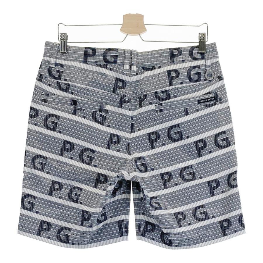 PEARLY GATES 　ハーフパンツ PEARLY GATES パーリーゲイツ ハーフパンツ 黒 地模様 ロゴ