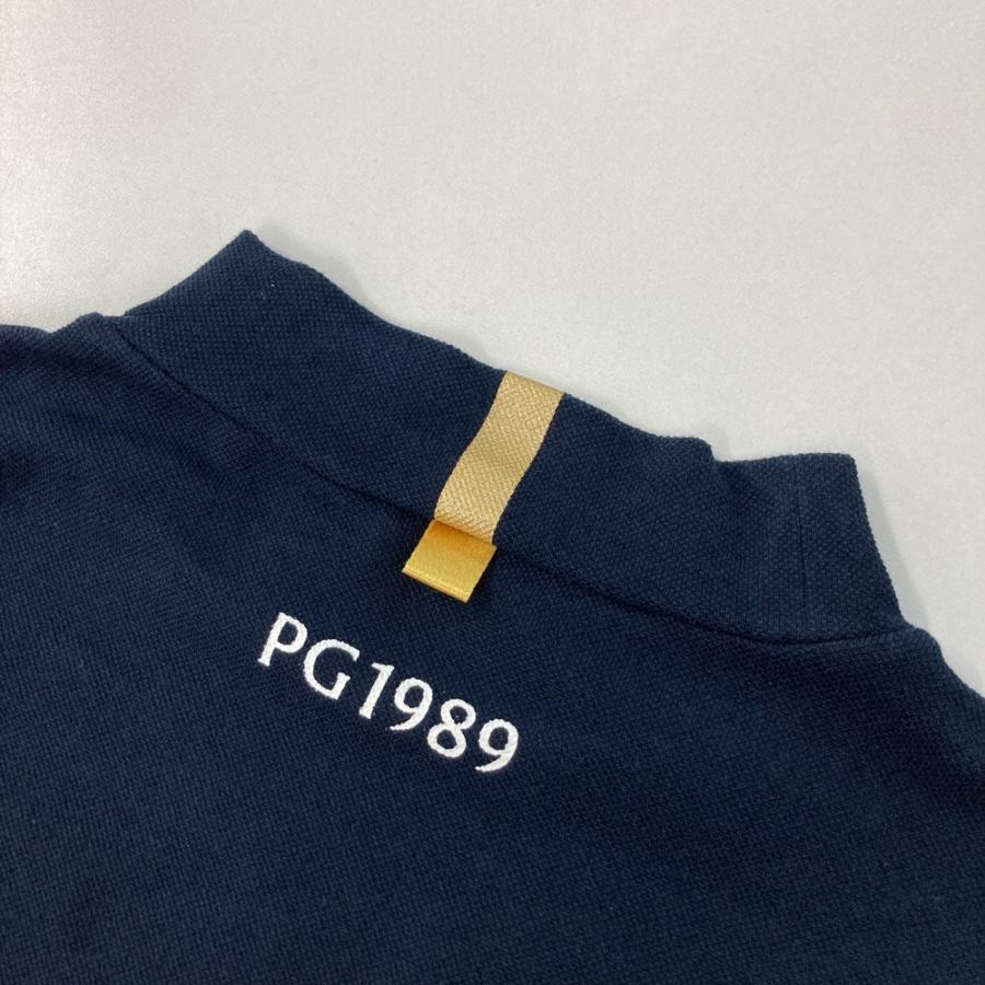 サイズ：2 PEARLY GATES パーリーゲイツ 2022年 ハイネック 半袖Tシャツ  ネイビー系 [240101486641] ゴルフウェア レディース ストスト 1-240101304655-m-01-pl.jpg