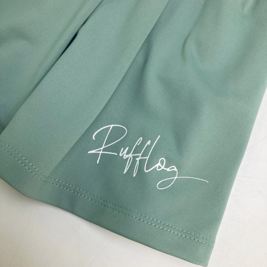 RUFFLOG ラフロッグ 2023年モデル インナー付 プリーツスカート  グリーン系 S ゴルフウェア レディースの画像