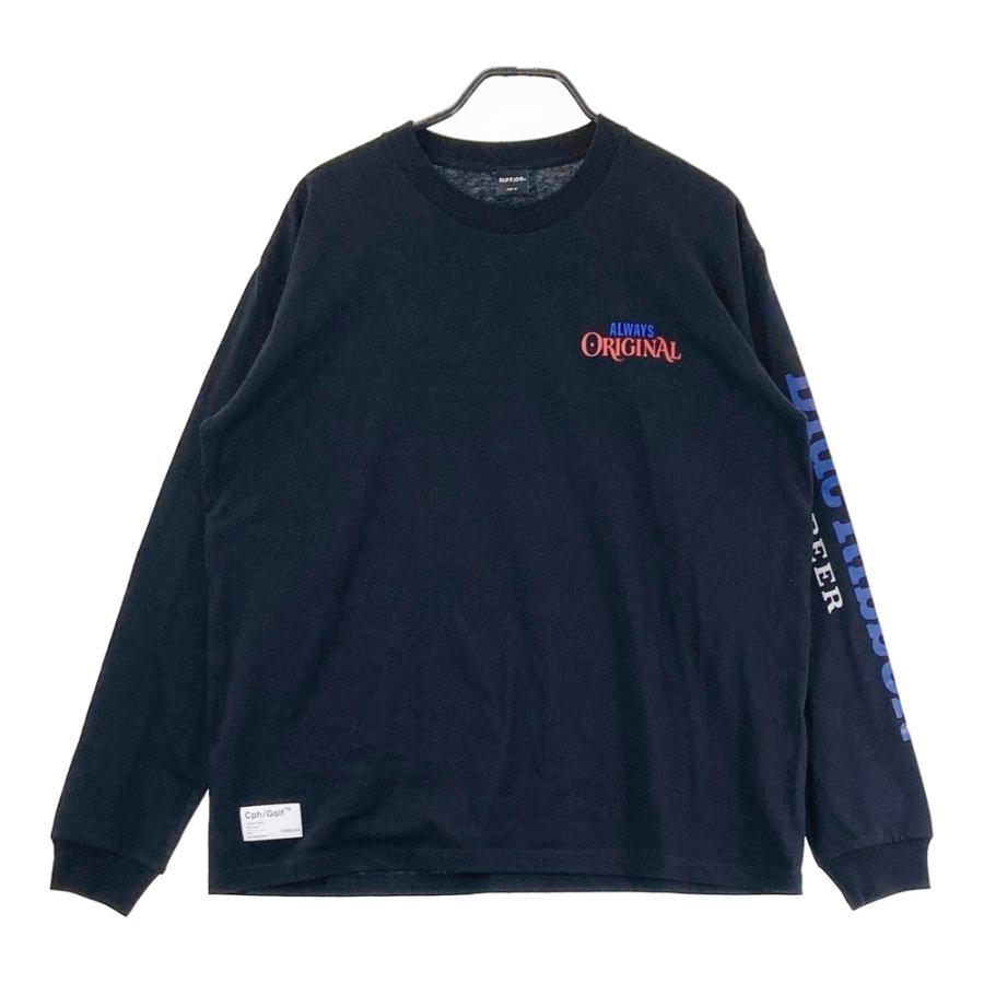 RUFFLOG ラフロッグ ネイビー シャツ Lサイズ 美品 RUFFLOG