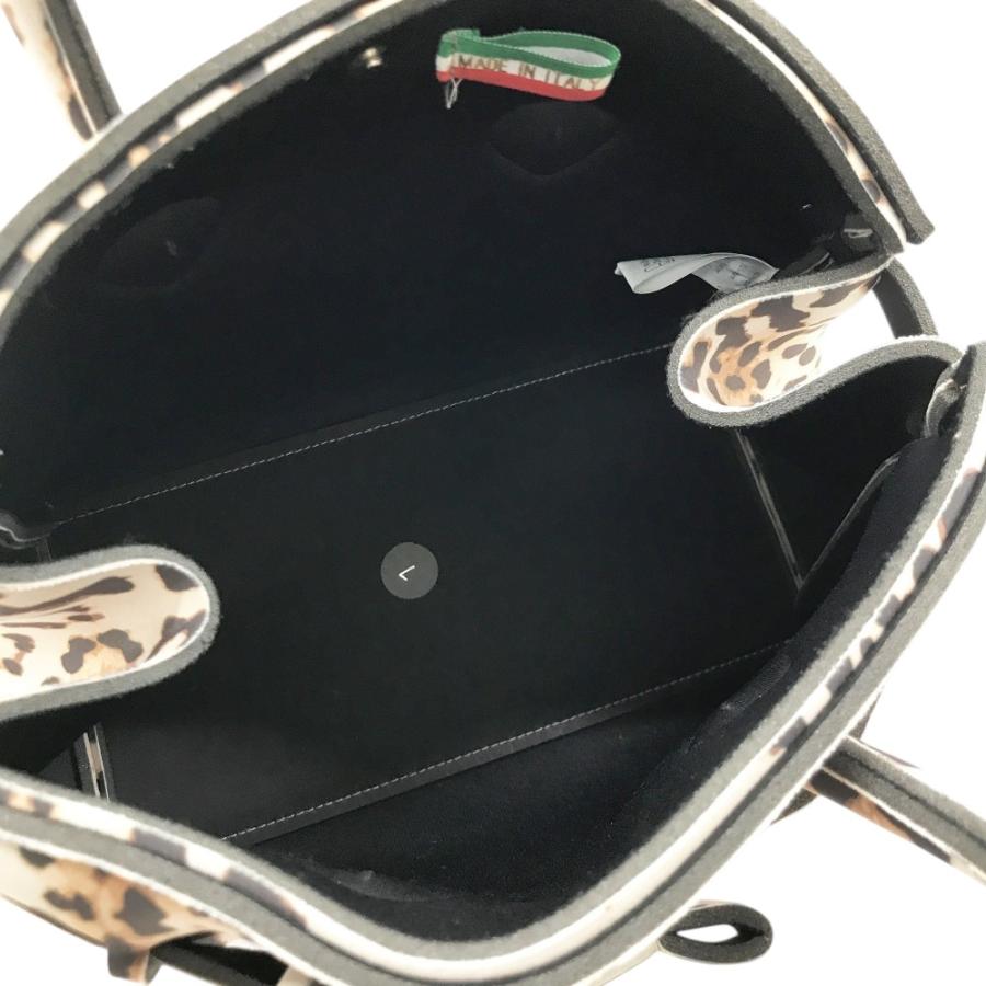 SAVE MY BAG セーブマイバッグ ハンドバッグ レオパード柄 ベージュ系 
