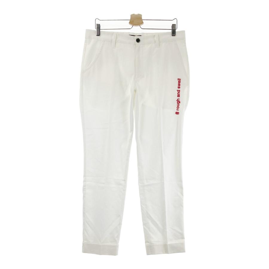 ROUGH & SWELL ラフ&スウェル ロングパンツ S ホワイト ROUGH&SWELL