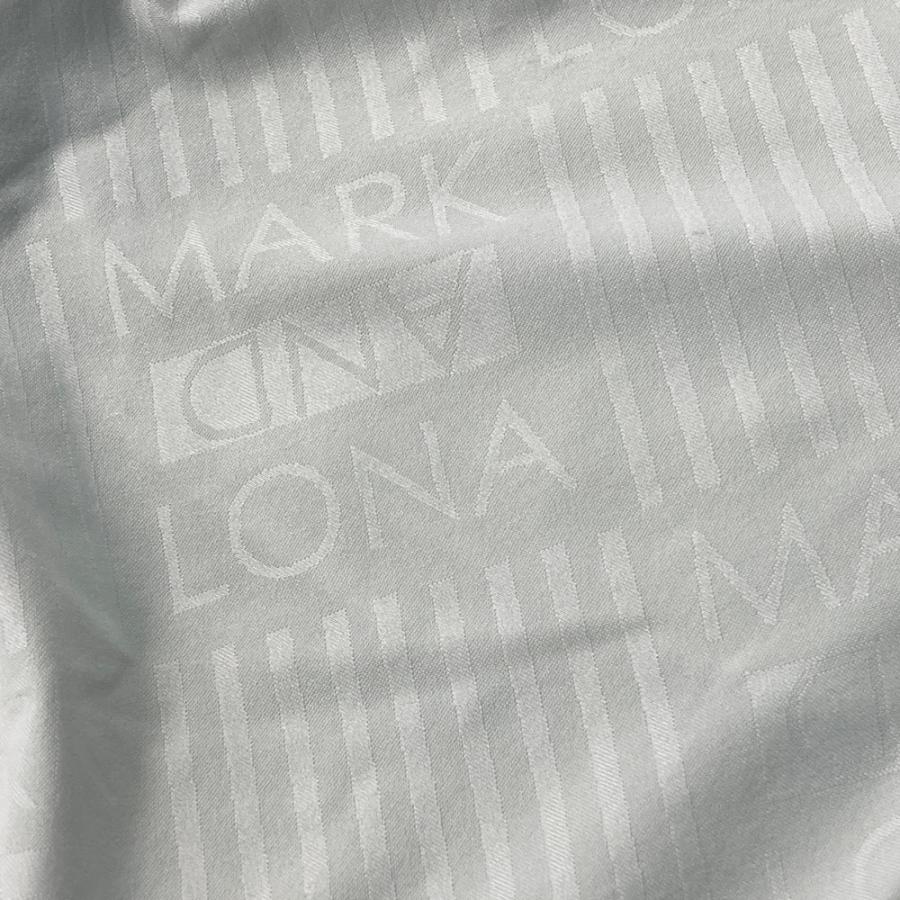 サイズ：M MARK&amp;LONA マークアンドロナ  ストレッチパンツ 総柄 ホワイト系 [240101488047] ゴルフウェア メンズ ストスト MARK&LONA マークアンドロナ ストレッチパンツ 総柄 ホワイト系