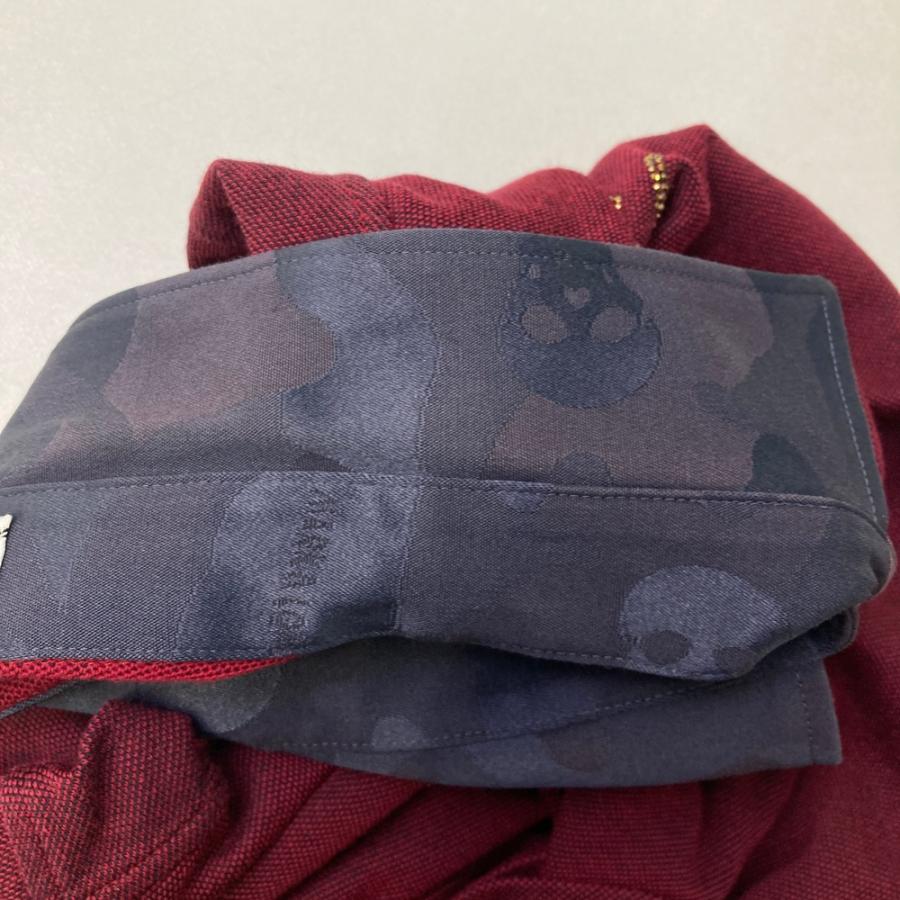 サイズ：M MARK&amp;LONA マークアンドロナ  長袖ポロシャツ  パープル系 [240101488056] ゴルフウェア メンズ ストスト MARK&LONA マークアンドロナ 長袖ポロシャツ パープル系 M