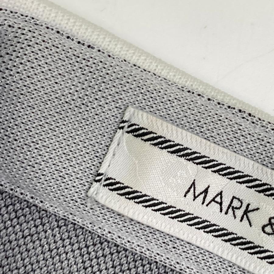 MARK&LONA マークアンドロナ ニット 半袖ポロシャツ グレー系 M ゴルフ