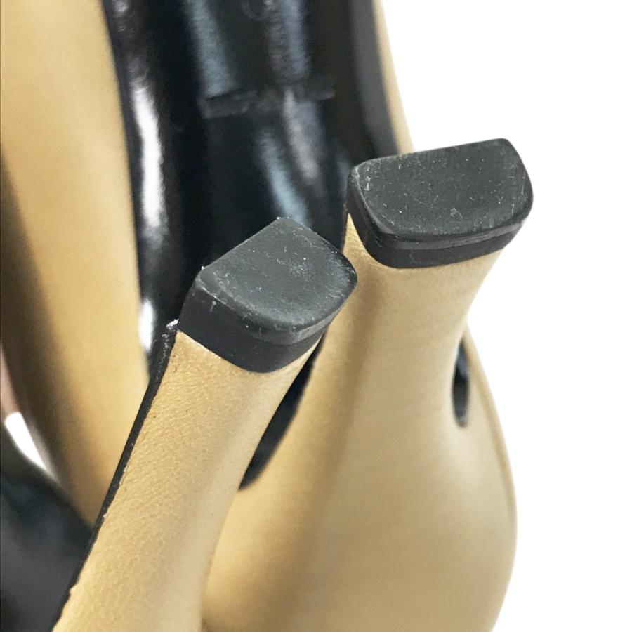 美品】CHANEL シャネル ヒール パンプス ココマーク ベージュ系 38C