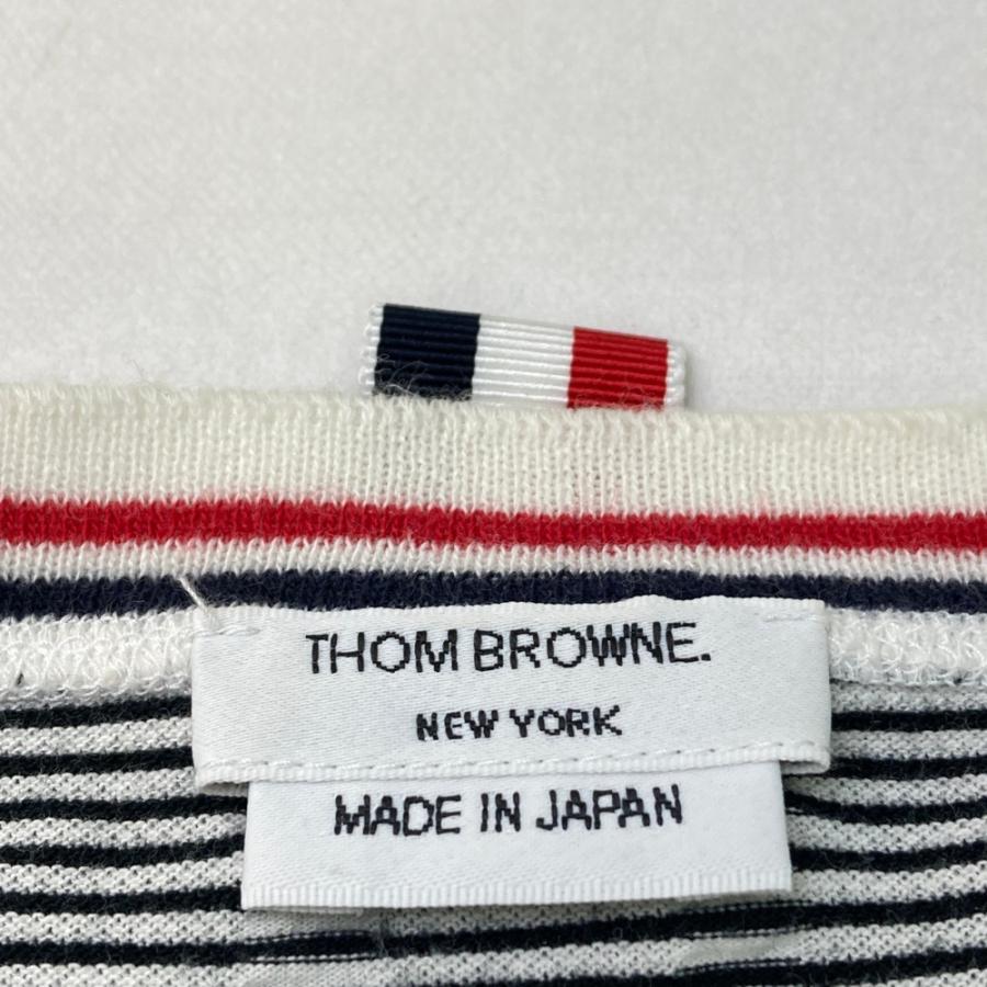 THOM BROWNE トム ブラウン MJS011AKA079 クルーネック 半袖ニット