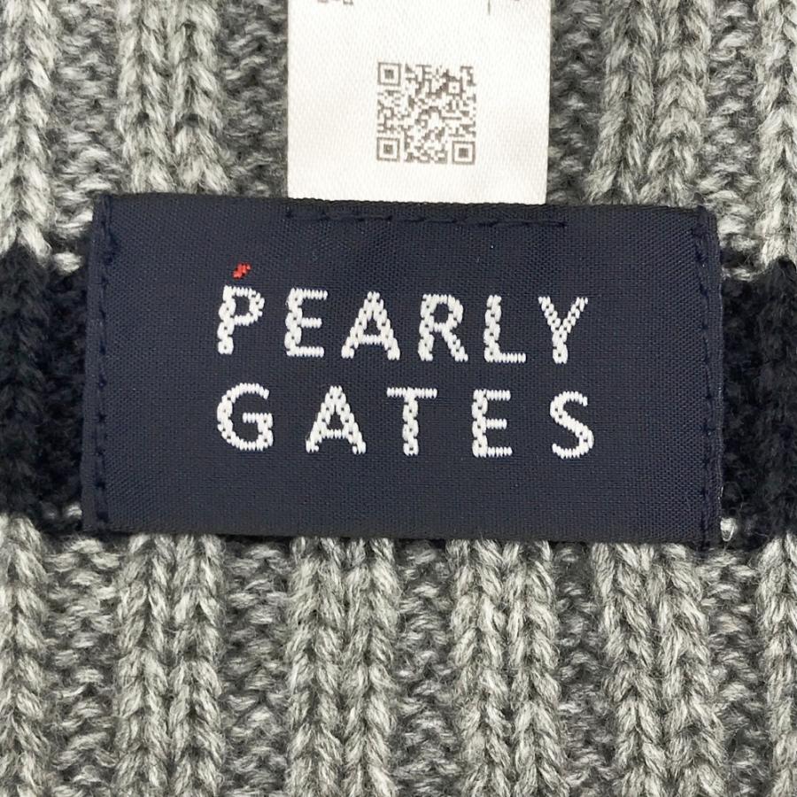 PEARLY GATES パーリーゲイツ 2024年モデル ウール混 ロゴマフラー
