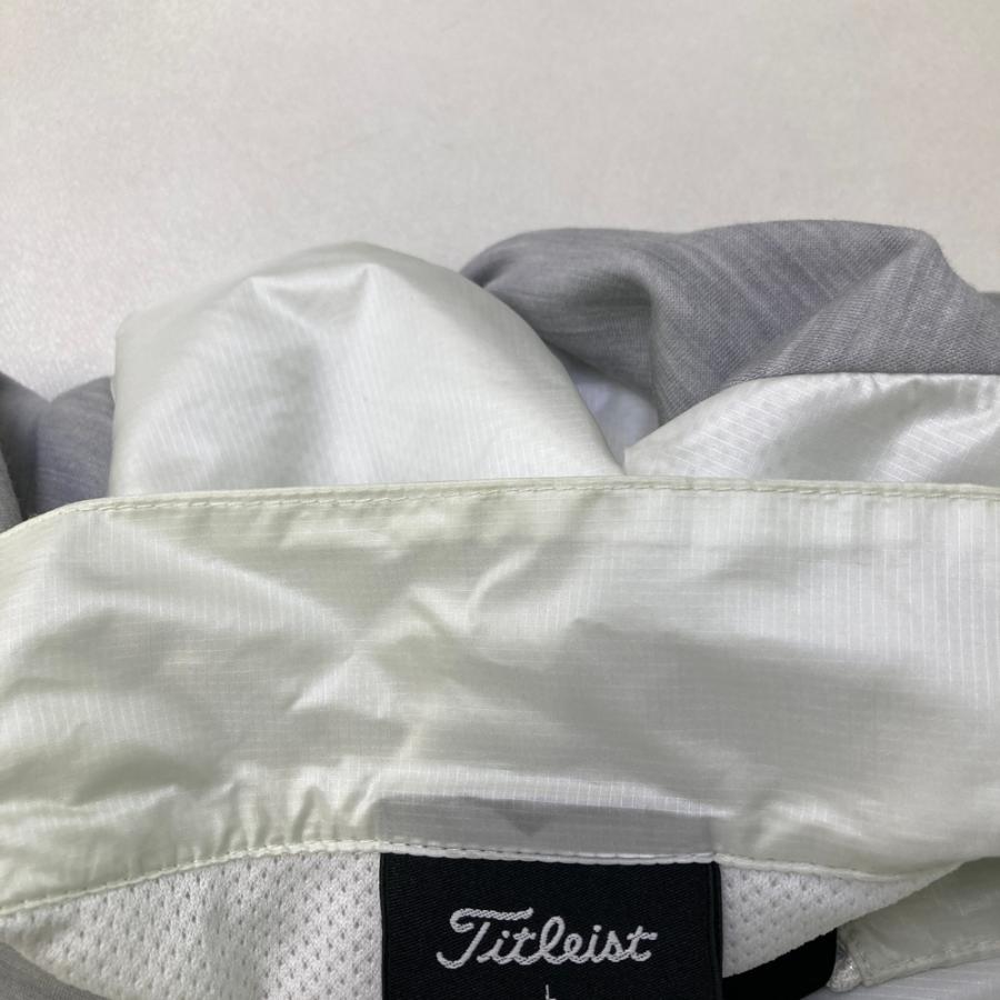 TITLEIST タイトリスト ナイロン切替 ジップジャケット ホワイト系 L