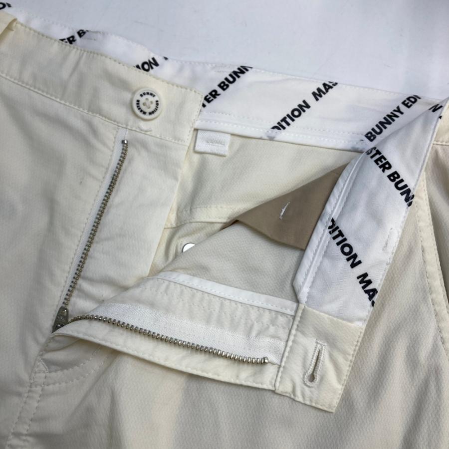 サイズ：5 MASTER BUNNY EDITION マスターバニーエディション 758-1131501 ナイロン ストレッチパンツ  ホワイト系 [240101489153] ゴルフウェア メンズ ストスト MASTER BUNNY EDITION（マスターバニーエディション） 758-1131501