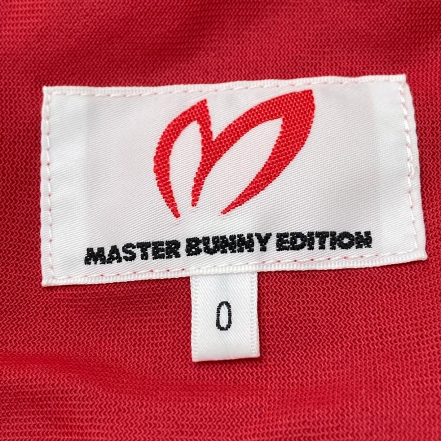 サイズ：0 MASTER BUNNY EDITION マスターバニーエディション  裏起毛パンツ  レッド系 [240101489218] ゴルフウェア レディース ストスト MASTER BUNNY EDITION マスターバニーエディション 裏起毛パンツ