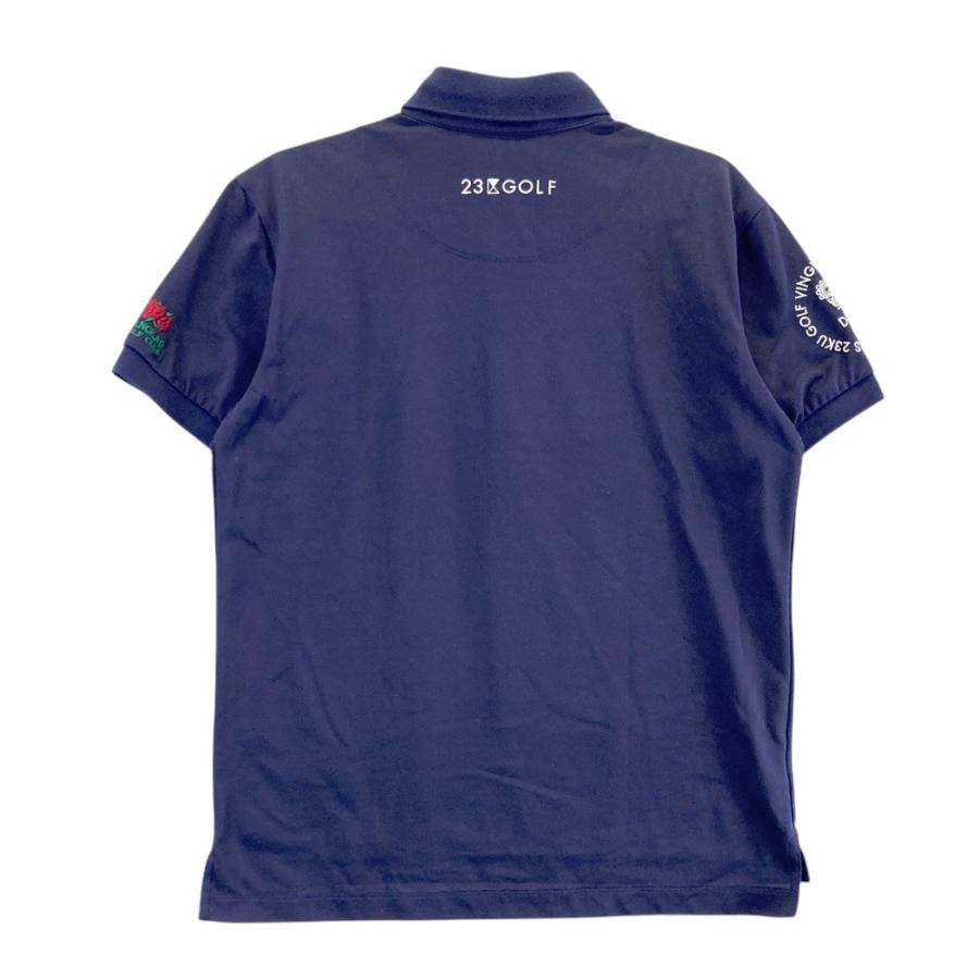 23区GOLF - 極美品 23区GOLF ニジュウサンク 半袖 ポロシャツ 1 (S) ネイビー 23区GOLF ニジュウサンクゴルフ 半袖ポロシャツ ネイビー系 M