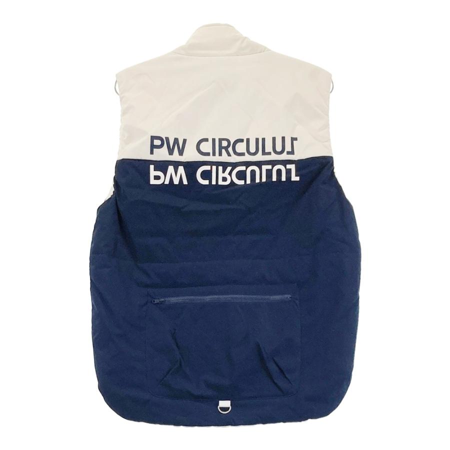 新品未使用pwcirculus ゴルフ中綿ベスト 新品】PW CIRCULUS ピーダブリュサーキュラス 中綿ベスト