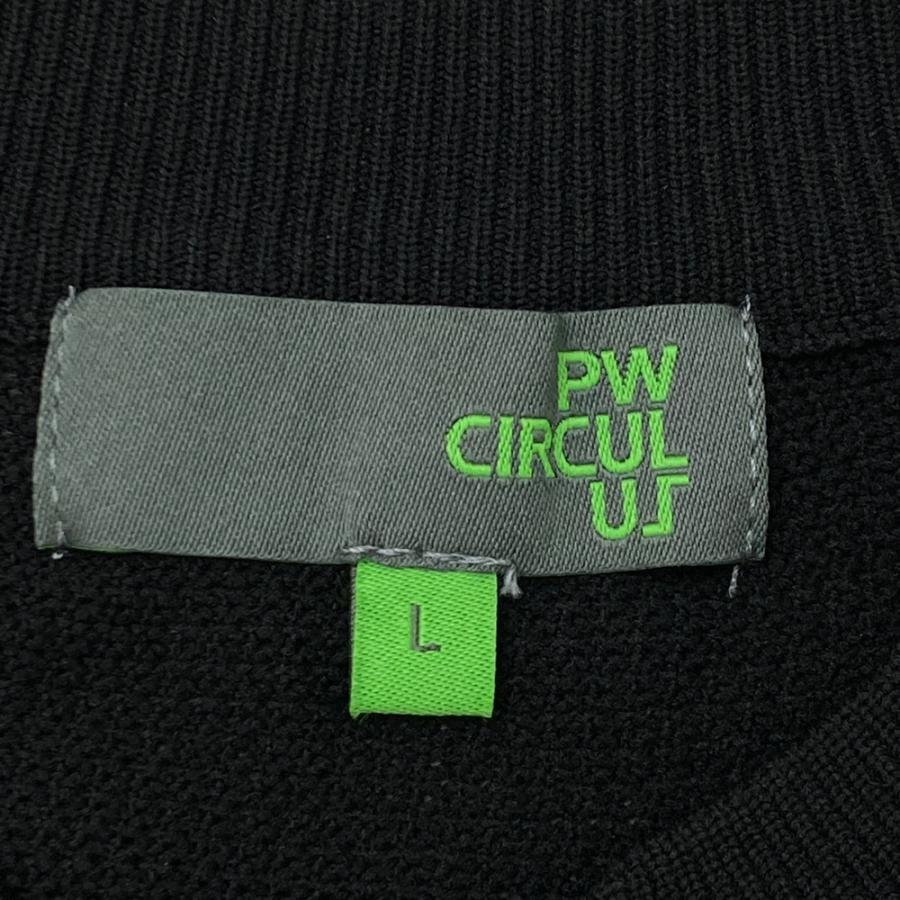 PW CIRCULUS ピーダブリュサーキュラス ニットベスト ブラック系 L