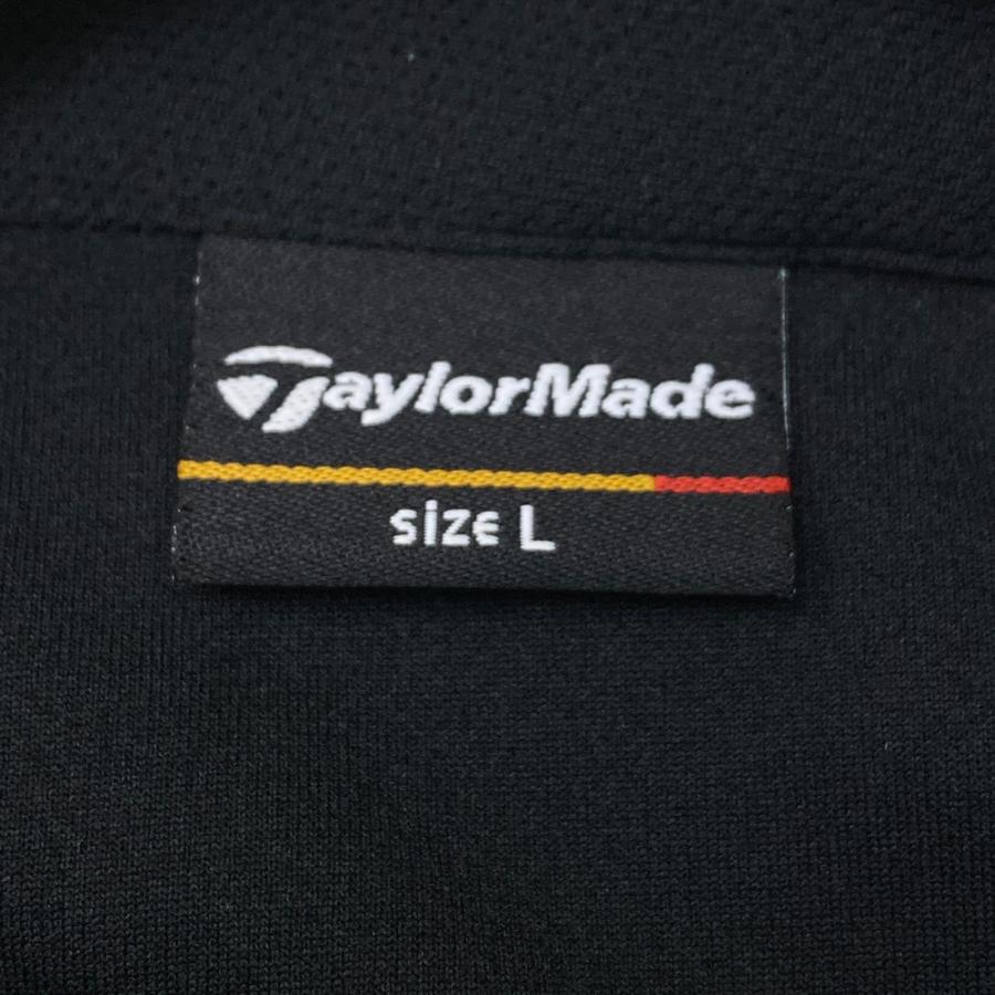 新品未使用テーラーメイド　ゴルフウェア　半袖ポロシャツ　 Lサイズ　ブラック TAYLOR MADE テーラーメイド 半袖ポロシャツ ボタンダウン