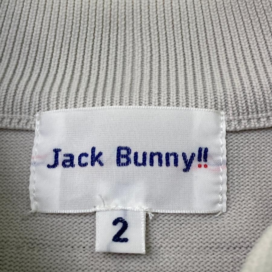 サイズ：2 JACK BUNNY ジャックバニー  ハーフジップ 半袖ワンピース  グレー系 [240101489392] ゴルフウェア レディース ストスト Jack Bunny!!（ジャックバニー） JACK BUNNY ハーフジップ 半袖