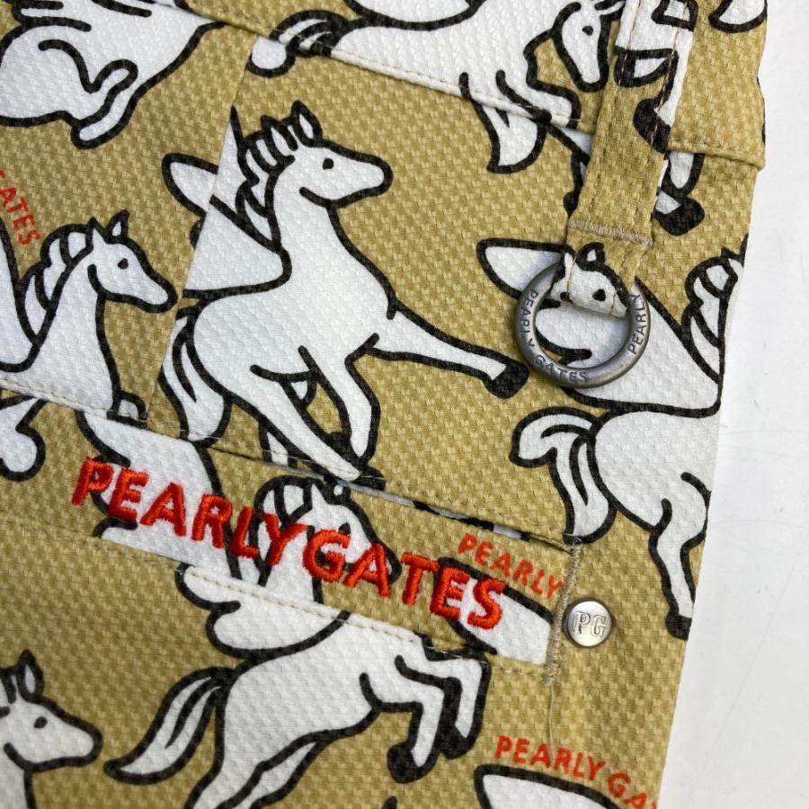 【新品】PEARLY GATES パーリーゲイツ 055-1131400 パンツ ペガサス ベージュ系 0 ゴルフウェア レディースの画像
