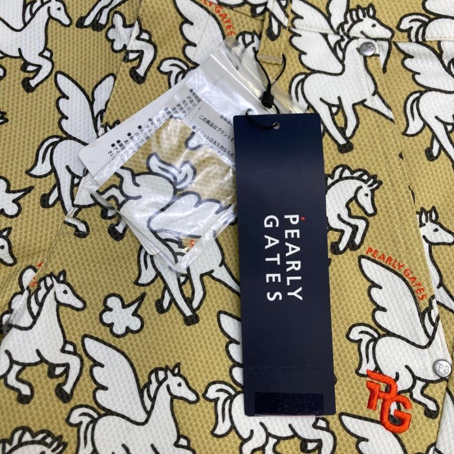 【新品】PEARLY GATES パーリーゲイツ 055-1131400 パンツ ペガサス ベージュ系 0 ゴルフウェア レディースの画像