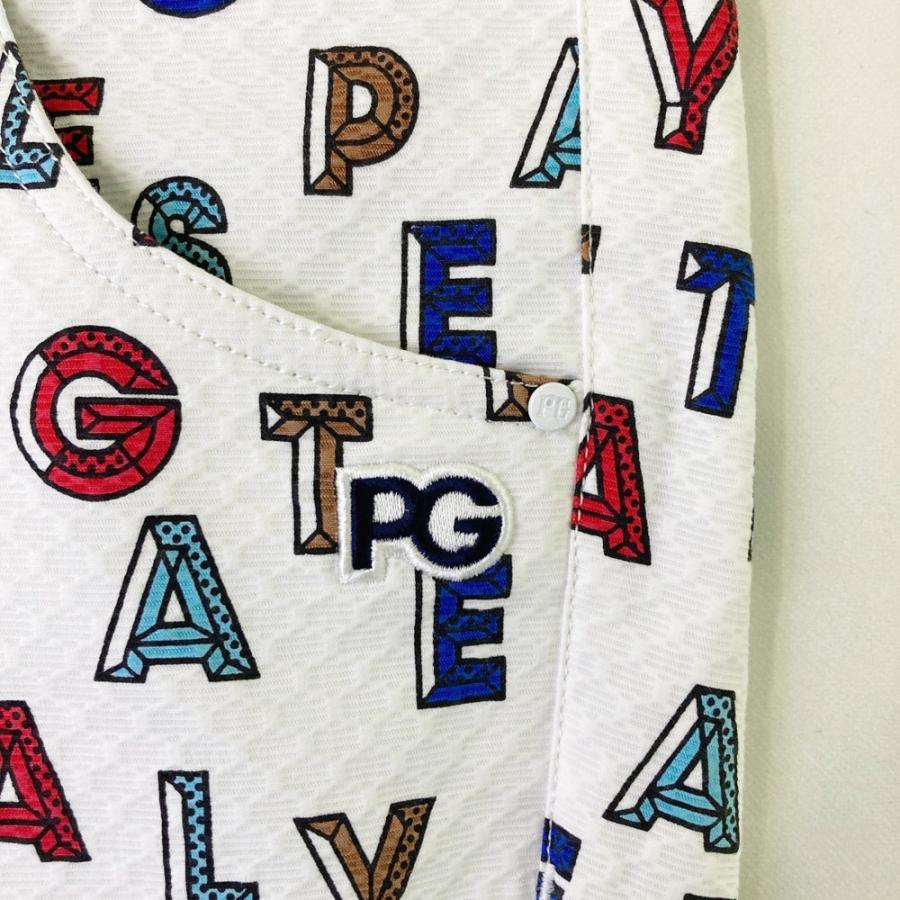 【新品】PEARLY GATES パーリーゲイツ 055-1231900 パンツ ロゴ ホワイト系 0 ゴルフウェア レディースの画像