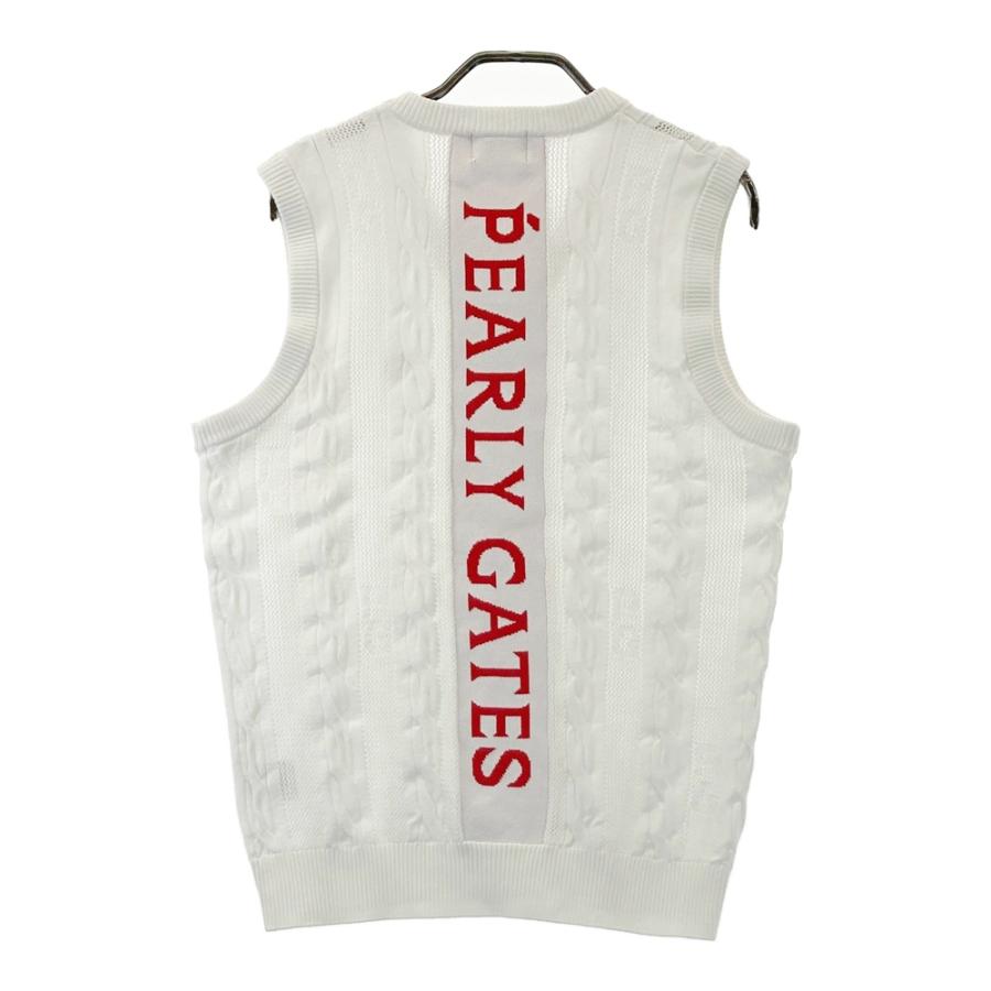 PEARLY GATES ホワイト Vネックベスト PEARLYGATES Vネック ニット ベスト ホワイト 楽天市場】PEARLY GATES