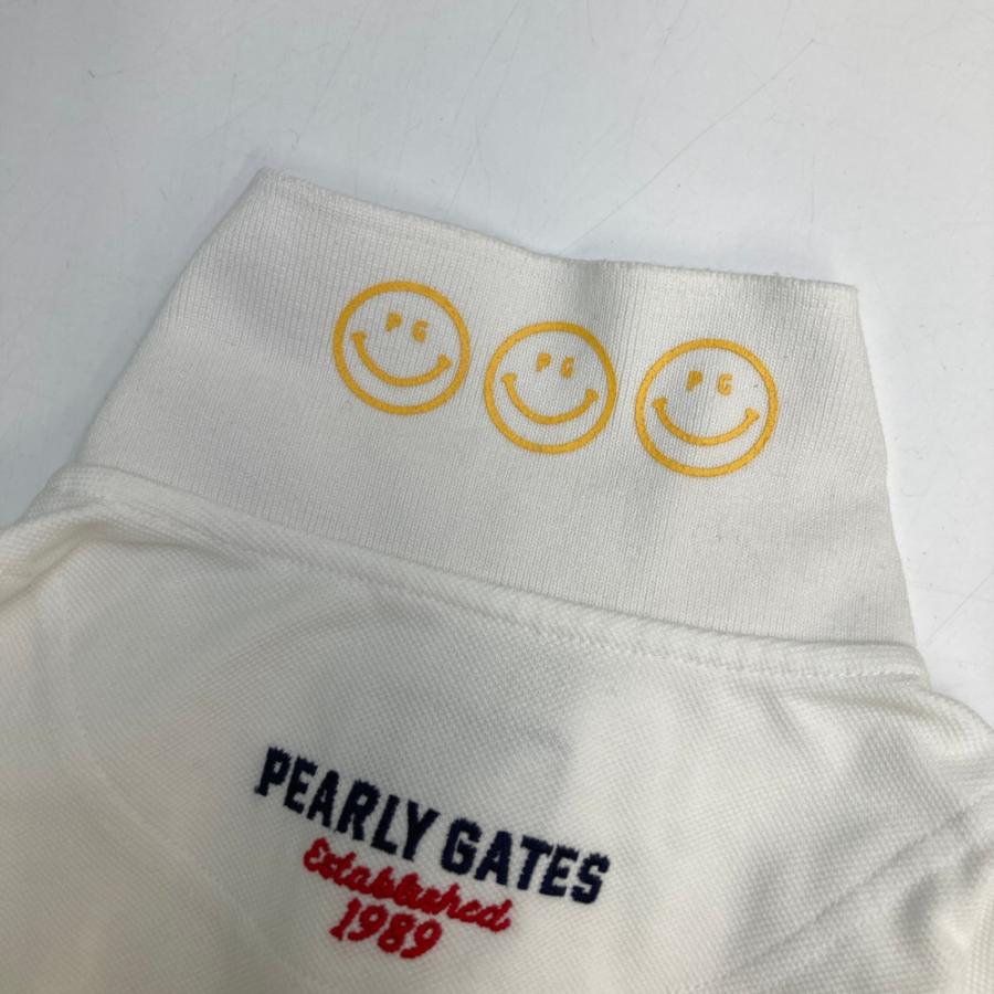 PEARLY GATES パーリーゲイツ 半袖ポロシャツ ニコちゃん刺繍