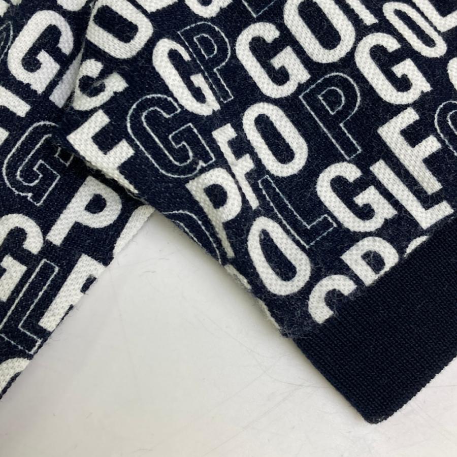 PEARLY GATES パーリーゲイツ 半袖ポロシャツ ワッペン 総柄