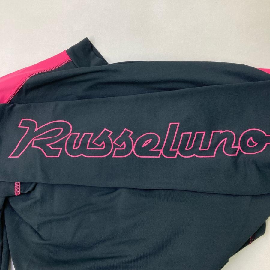 MARK&amp;LONA - RUSSELUNO ラッセルノ レディース ハイネック長袖トップス 1 未使用 RUSSELUNO ラッセルノ ハイネック 長袖Tシャツ ブラック系 L