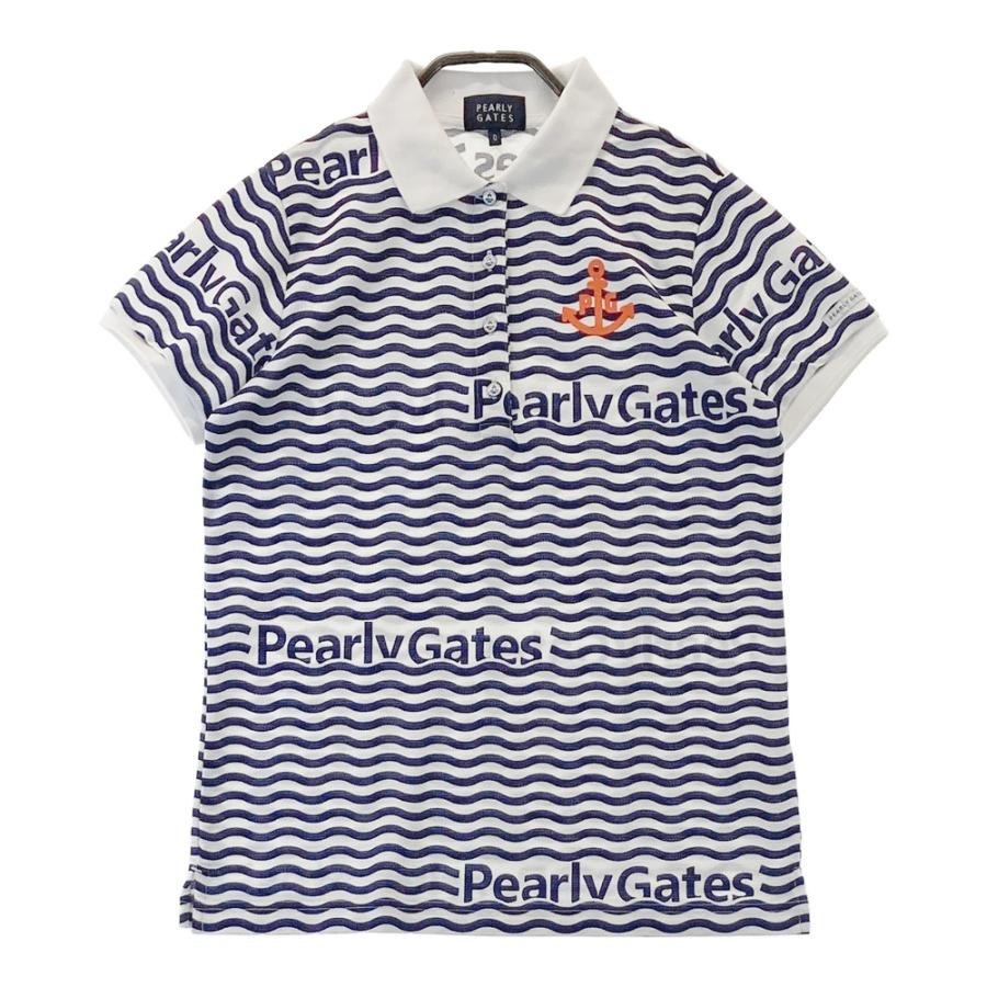 PEARLY GATES パーリーゲイツ 半袖ポロシャツ ボーダー柄