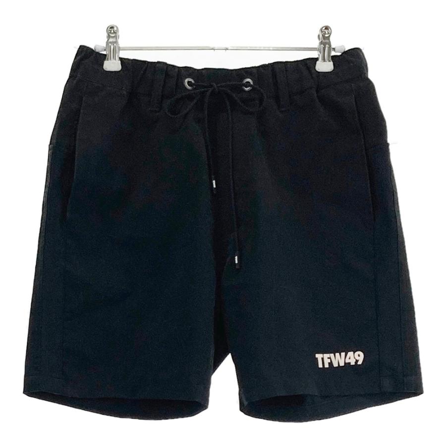 TFW49 ハーフパンツ　ブラック TFW49 ハーフパンツ ブラック ウエストゴム 訳あり特価❗️TFW49