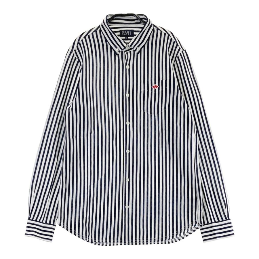 PEARLY GATES PGGストライプ ゴルフシャツ サイズ6 PEARLY GATES