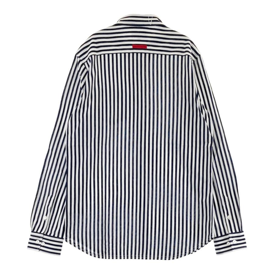 PEARLY GATES パーリーゲイツ 長袖シャツ ボタンダウン ストライプ柄