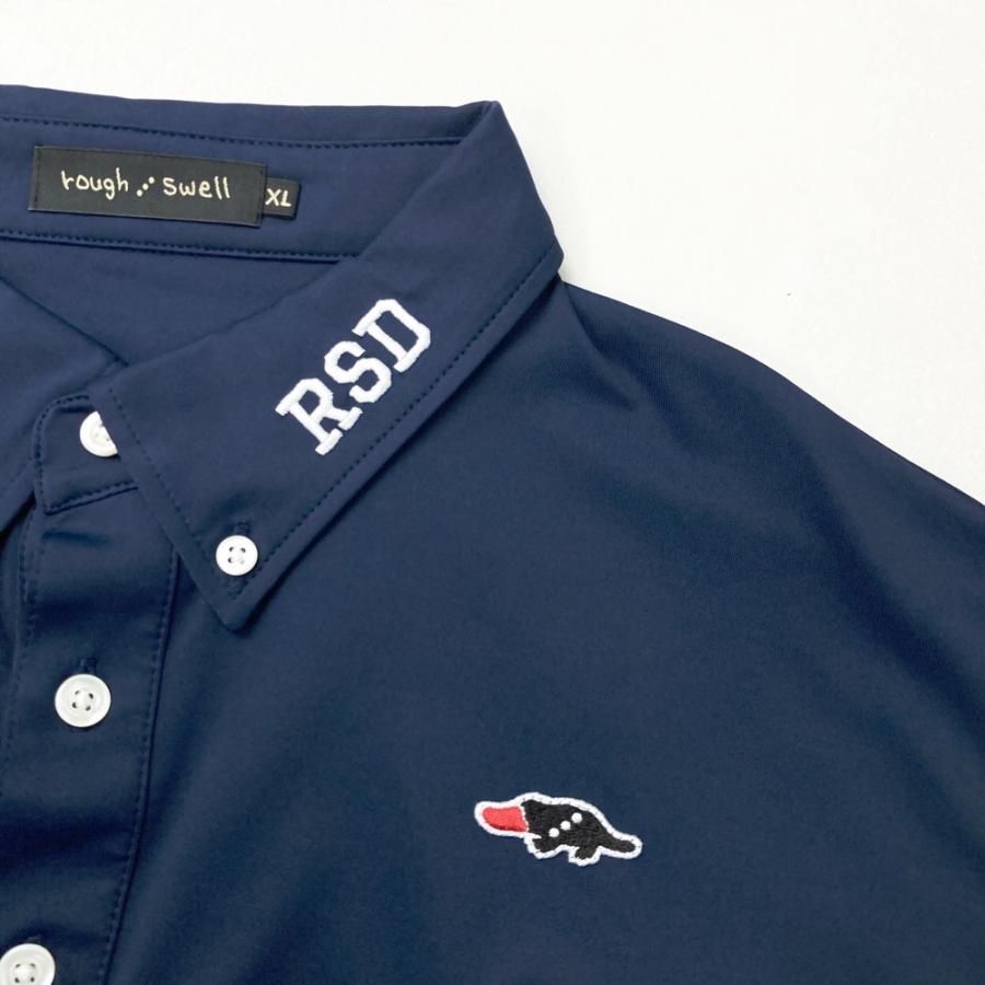 ROUGH&SWELL ラフアンドスウェル 半袖ポロシャツ ボタンダウン