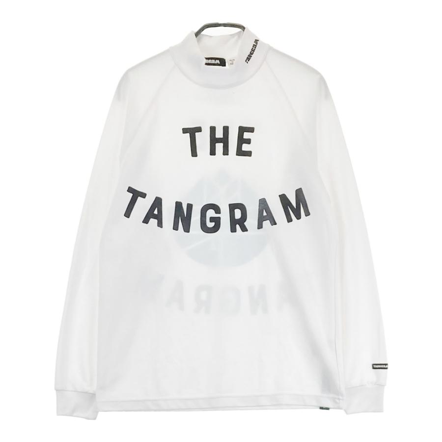 TANGRAM タングラム モックネック 長袖Tシャツ ホワイト系 XS ゴルフ