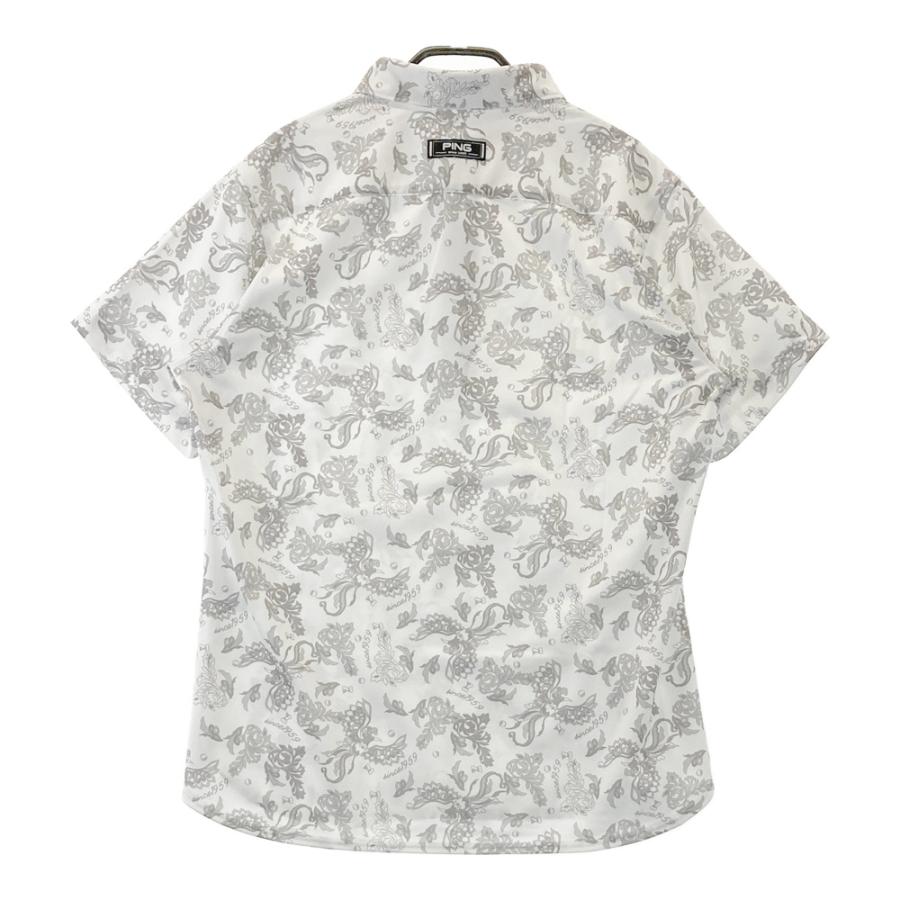 サイズ：48 CHERVO シェルボ  半袖ポロシャツ 総柄 ホワイト系 [240101449093] ゴルフウェア メンズ ストスト CHERVO（シェルボ）/MENS（メンズ）｜GRIP ONLINE STORE