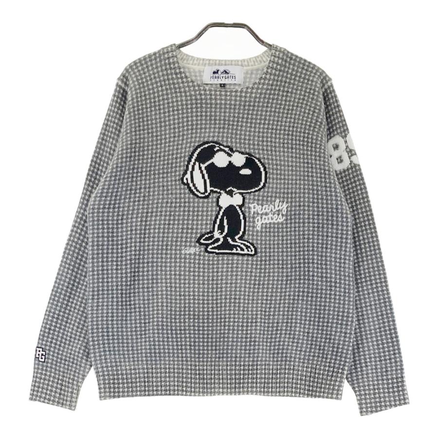 PEARLY GATES パーリーゲイツ ×PEANUTS ウールニットセーター